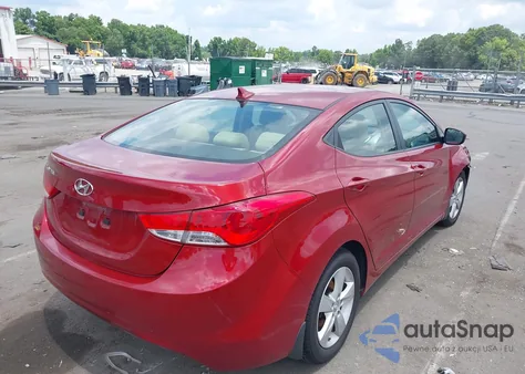 2011 Hyundai Elantra Gls (Ulsan Plant) z USA, uszkodzony, nr VIN KMHDH4AE7BU141425